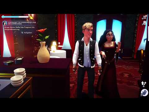 Disney Dreamlight Valley Dorfprojekt die  Wiederherstellung des Sonnensteins Part 1