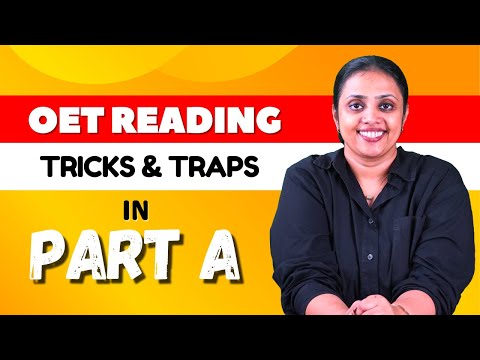 OET Reading Part A | Tricks & Traps