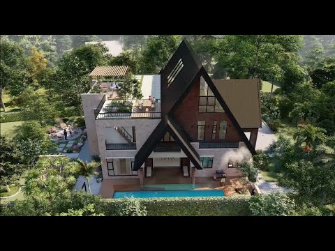 Iconic Design # 17,Beautiful House Design, Forest House Design, 5 Bedroom House Design