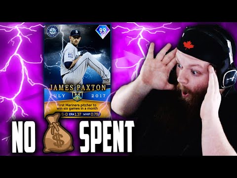 No Money Spent! NEW POTM JAMES PAXTON DOMINATES | MLB The Show 20 Diamond Dynasty
