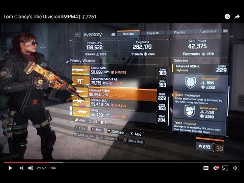 Tom Clancy's The Division#MPM4:|:||::/251 Talent Destructive, EAD