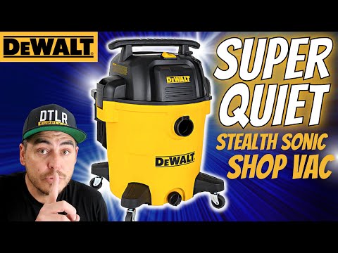 THE QUIETEST SHOP VAC EVER!? Dewalt Stealth Sonic Wet Dry Shop vac