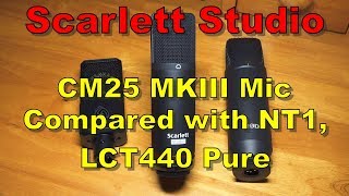 Video thumbnail for Scarlett Studio CM25 MKIII Microphone by bigtb1717