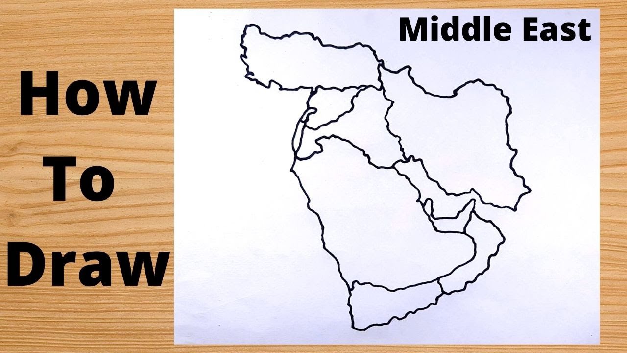 How to Draw Correct Map of Middle East Continent