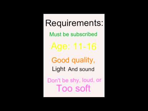 Seven Random People collab  Auditions [OPEN]