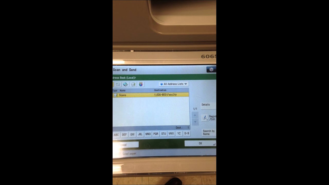 Scanning & Sending PDFs using the copiers - part 1