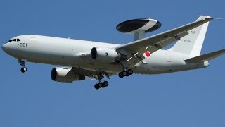 preview picture of video '迫力ある機動飛行 早期空中警戒管制機 AWACS 2014.浜松基地航空祭'