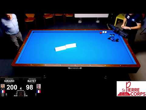 Billard 1 - 1/4 finale CHAMPIONNAT DE FRANCE CADRE N1