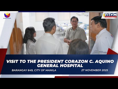 Visit to the President Corazon C. Aquino General Hospital 11/27/2025