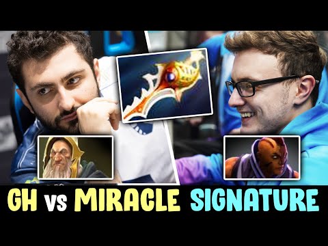 GH back to Dota — SIGNATURE pick vs MIRACLE Anti-Mage