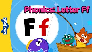 파닉스송 | 파닉스동요 Ff |  영어동요로 쉽게 배우는 알파벳 | Fox Fish Frog | 기초 파닉스 | 리틀팍스