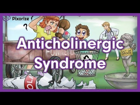 Anticholinergic Syndrome Mnemonic for Nursing Pharmacology (NCLEX)