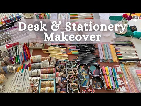 Desk and Stationery Organization Makeover 📝