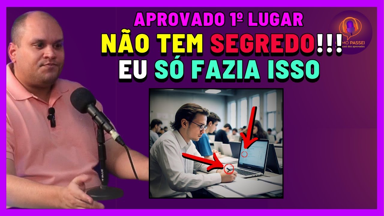 Ele Fez o Simples e Passou em 1º Lugar no Concurso Público