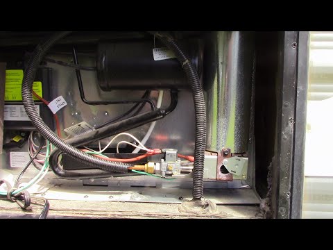 Norcold RV refrigerator flame flickering, cleaning the orifice, thermocouple  and burner