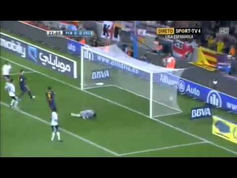 David Villa Goal VS Sevilla [SEV 2 - 3 FCB ] HD