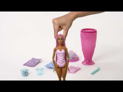Mattel BARBIE POP REVEAL rinkinys – Violetinė Hair, Sweet Tears serija (JFY60) video