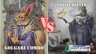 MTG Legacy Golgari Combo Vs Grixis Delver | Season 4 Week 10 |