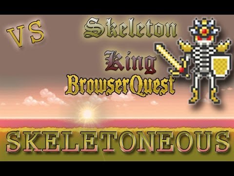 BrowserQuest - Final Boss Battle - The Skeleton King ~ Solo