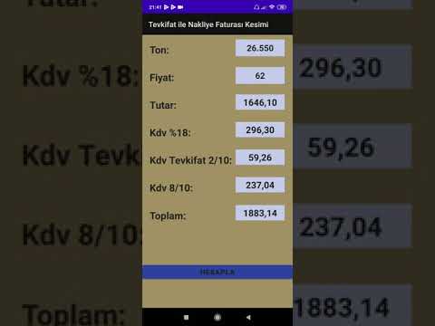 Tevkifat ile Nakliye Faturası video thumbnail