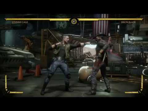 Mortal Kombat 11 - 6 War On the Homefront: Johnny Cage Defeat Arron Black Tank Garage Bunker  (2019)