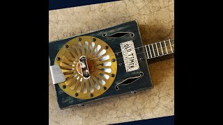 Old Timer Guitars - Box Guitar Blues - Resonator 3 String Red Dog Guitars