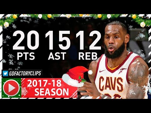 LeBron James Triple-Double Full Highlights vs Wizards (2017.12.17) - 20 Pts, 15 Ast, 12 Reb