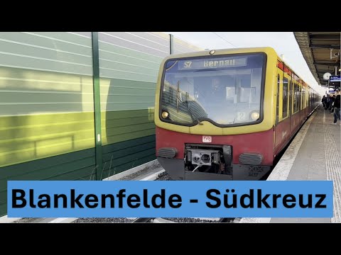 Führerstandsmitfahrt S-Bahn Berlin: S2 Blankenfelde - Südkreuz