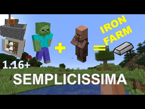 SEMPLICISSIMA! COME FARE LA FARM DI FERRO + MINCRAFT ITA 1.16.1