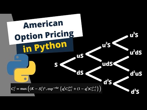 American Option Pricing with Binomial Trees || Theory & Implementation in Python