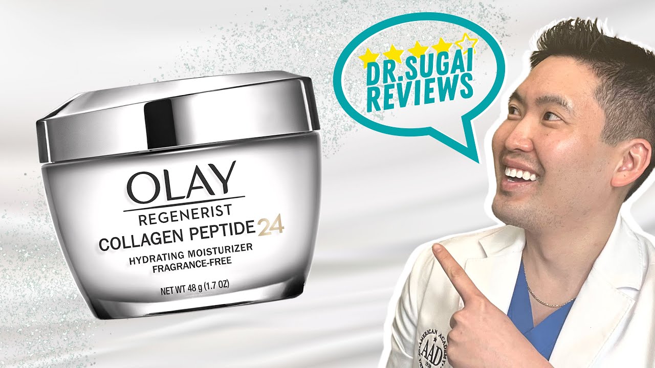 Dermatologist Reviews: Olay Regenerist Collagen Peptide 24 Moisturizer