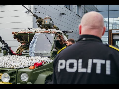 Sør-Hålogaland heimevernsdistrikt 14 øver sammen med sivile etater