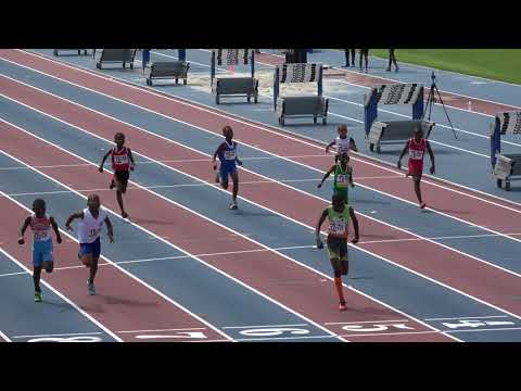 Boys 100m Dash 9-10 Year Old Heat 3 - 44th Annual Northwest Track and Field Classic 2019