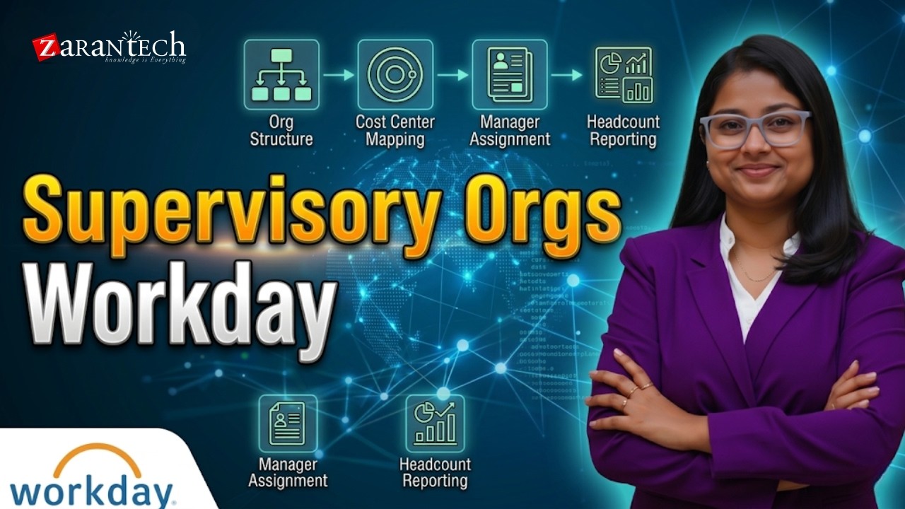 Supervisory Orgs | Workday HCM Training | ZaranTech