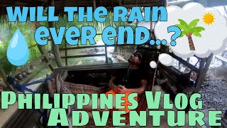 Riding a scooter through torrential rainfall on the majestical Palawan Island in the Philippines!!