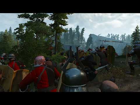Nilfgaardian Army vs Royal Redanian Army Great Mountain Battle #witcher #battle