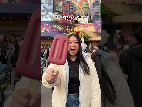Everything I ate at Disneyland in Shanghai 😍🍦