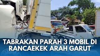 Download lagu BREAKING! Kecelakaan Beruntun 3 Mobil di Rancaekek Bandung Macetkan Jalan mp3