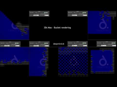 DeepMind - 3Ds Max Bucket Rendering