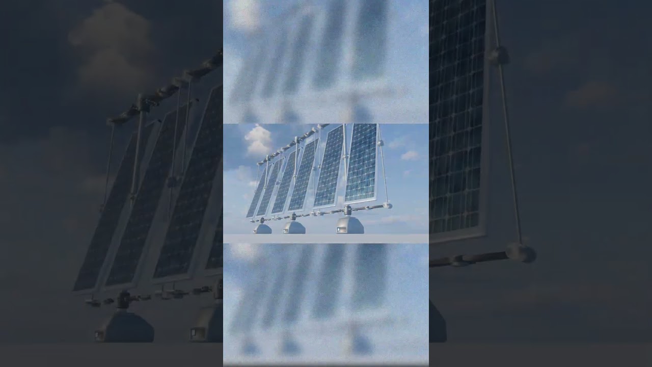 3D Animated Solar Panel ☀️ #animation