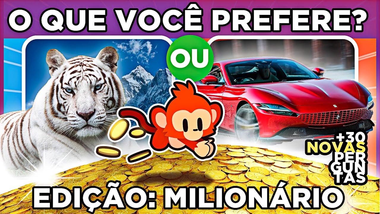 🔄 O QUE VOCÊ FARIA SE FOSSE MILIONÁRIO??💰💵🏘 | O que você prefere edição: vida de luxo #quiz