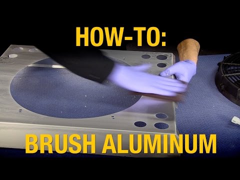 How To Get Brushed Metal Appearance on Aluminum Fan Shroud - Eastwood