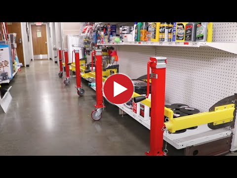 Part of a video titled Gondola Train - How to Move Heavy Shelving - YouTube