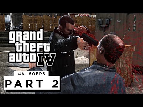 GRAND THEFT AUTO 4 Walkthrough Gameplay Part 2 - (PC 4K 60FPS) RTX 3090 MAX SETTINGS