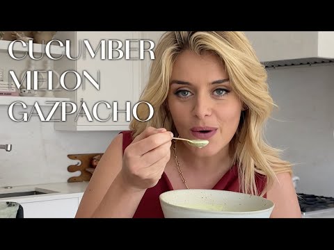 Cucumber Melon Gazpacho
