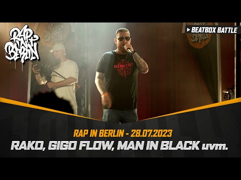 CYPHER mit RAKO, GIGO FLOW, MAN IN BLACK, JANEK uvm. | Rap in Berlin, 28.07.23