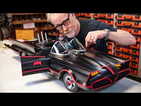 Adam Savage Unboxes The Batmobile from Batman (1966)!