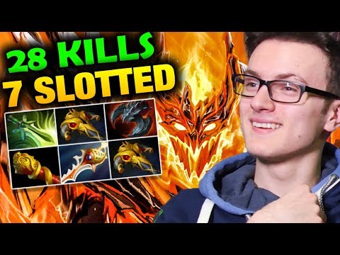 Miracle- Shadow Fiend Nearly 1K GPM - 1K Damages Per Hit SF Dota 2