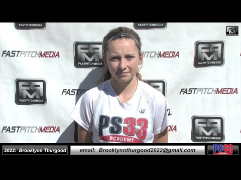 2022 Brooklynn Thurgood committed Arizona Christian  University Outfielder Softball Skills Video
