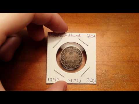 Newfoundland silver coin collection